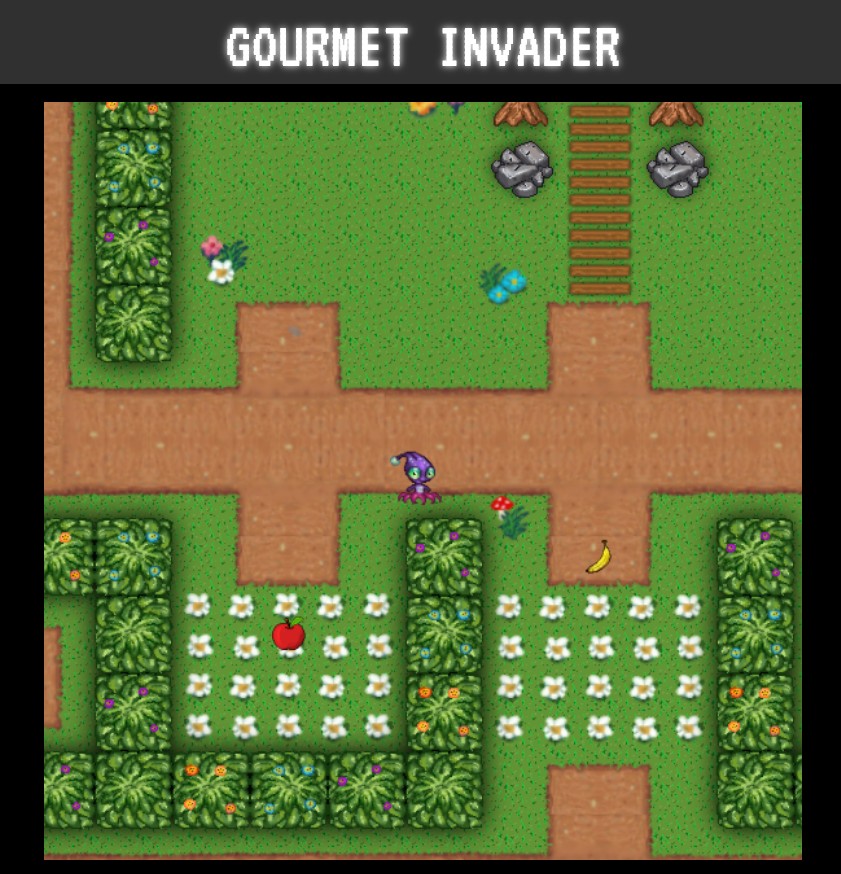Gourmet Invader - Gameplay scene 3